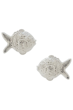 FOR LOVE & LEMONS CATCH OF THE DAY 스터드 귀걸이 Frasier Sterling