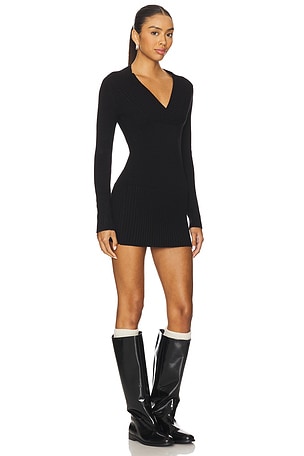 Frankies Bikenis ROBE JADE CLOUD KNIT MenI en Noir