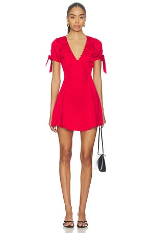 Ella Satin Jacquard Mini Dress Frankies Bikinis