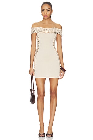 Fleur Crochet Mini Dress Frankies Bikinis