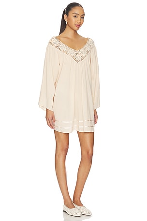 Frankies Bikenis ROBE RIVIERA COTTON GAUZE en Pêche
