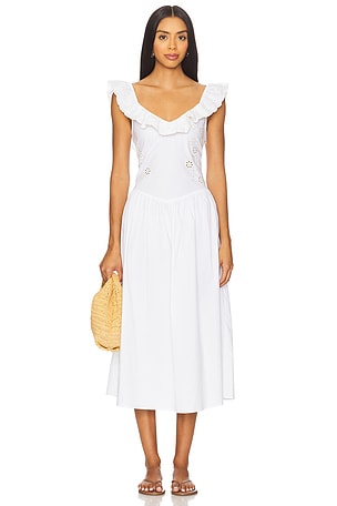 Georgia Poplin Midi Dress Frankies Bikinis
