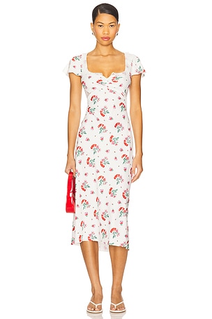 Delicate Crepe Midi Dress Frankies Bikinis