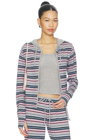 Topanga Cashmere Zip Up Hoodie Frankies Bikinis