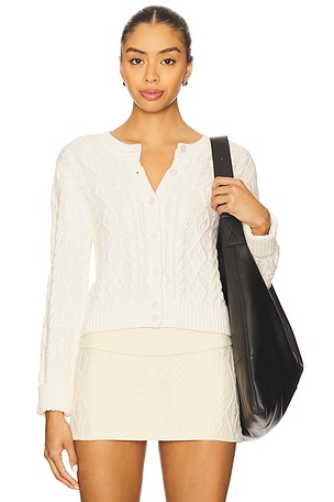 Marley Cable Knit Cardigan Frankies Bikinis