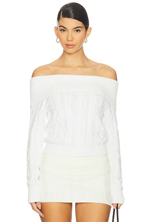 Saint Cable Knit Sweater Frankies Bikinis