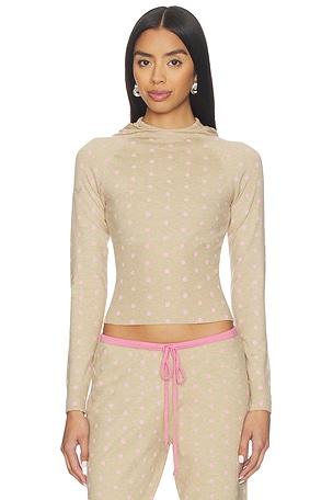 Hazel Cloud Knit Hoodie Frankies Bikinis