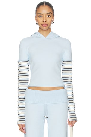 Marina Cloud Knit Hoodie Frankies Bikinis