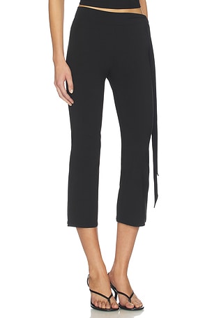 Frankies Bikinis Jay Modal Capri in Black