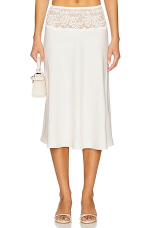 Harper Satin Midi Skirt Frankies Bikinis