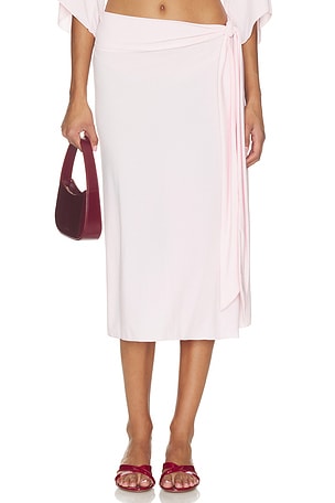 X Devon Lee Carlson Lola Jersey Midi Skirt Frankies Bikinis