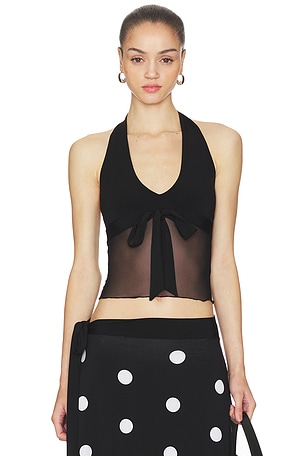 May Mesh Halter Top Frankies Bikinis