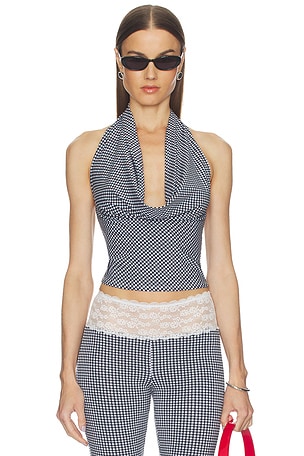 Jay Cotton Jersey Halter Top Frankies Bikinis