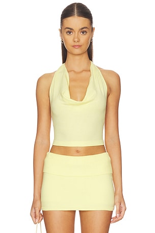 X JENNIE Briar Cloud Knit Halter Top Frankies Bikinis