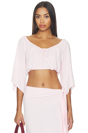 X Devon Lee Carlson Lola Jersey Blouse Frankies Bikinis