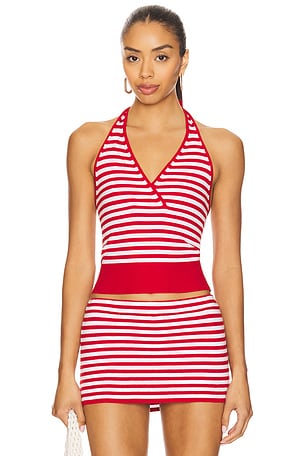 Dylan Cloud Knit Halter Top Frankies Bikinis