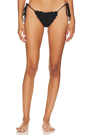 Beach Bunny Hard Summer Bikini Bottom in Black