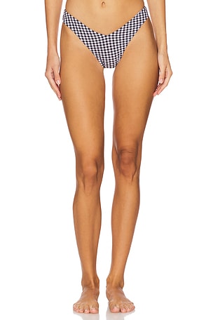 Enzo Seersucker Gingham Bottom Frankies Bikinis