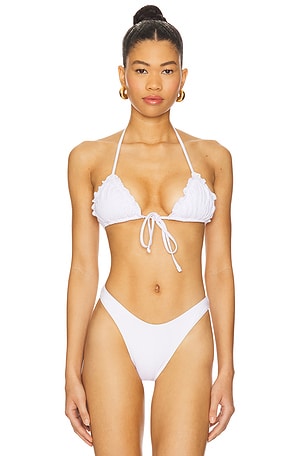 Tidal Eyelet Bikini Top Frankies Bikinis