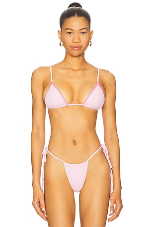 Lumia Ribbed Bikini Top Frankies Bikinis