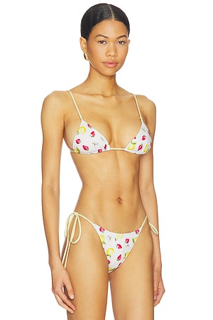 Frankies Bikinis Elena Top in White