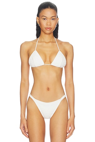 X Paige Lorenze Tide Knit Bikini Top Frankies Bikinis