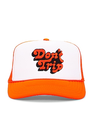 Don't Trip Embroidered Trucker Hat Free & Easy