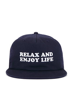 Relax 5 Panel Strapback Hat Free & Easy