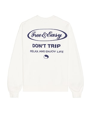 Script Heavy Fleece Sweatshirt Free & Easy