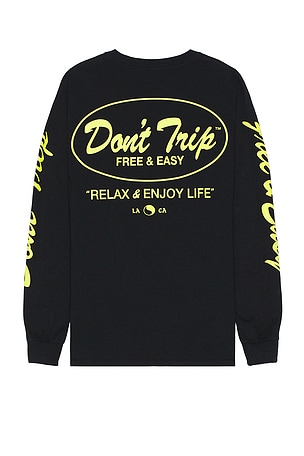 Stussy World Tour L/S Tee in Black | REVOLVE