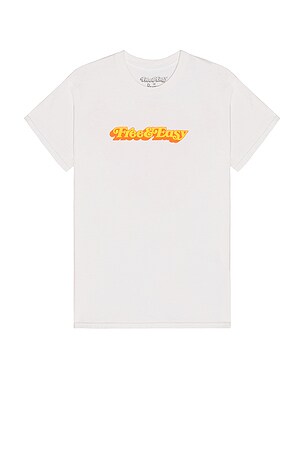 Free & Easy x The Beatles Here Comes The Sun Tee in White