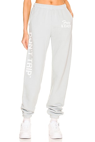 Beyond Yoga Brushed Up Lounge Around Midi Jogger in Oatmeal Heather