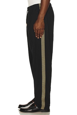 Fred Perry Cross Tape Track Pant in Black