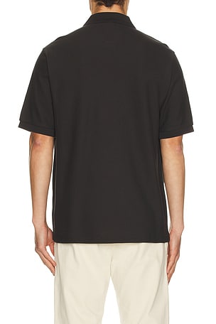 Fred Perry Vertical Stripe Knitted Shirt in Grey