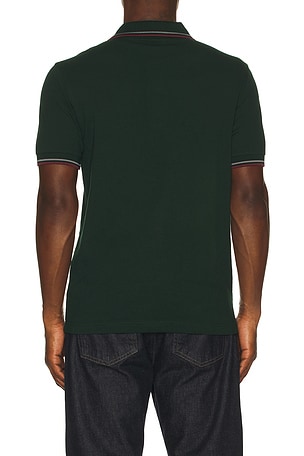 Fred Perry Twin Tipped Polo Shirt in Green