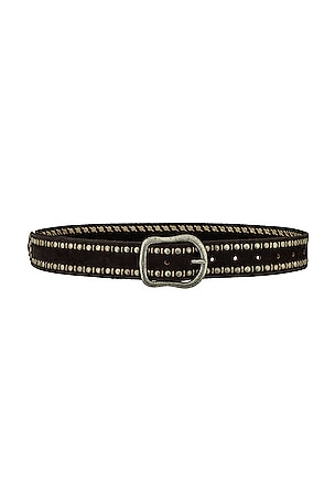 Free People x We The Free Alpine Studded Belt in Black | REVOLVE display picture 2