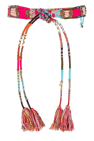 Free People Handmade Rhys Beaded Rope Belt Rhys Rope Belt – Forgotten Room Shop main image 2