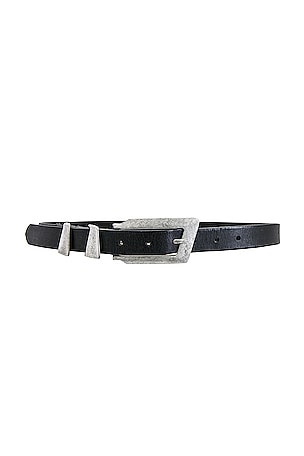 Free People We The Free Parker Leather Belt in Black | REVOLVE display picture 1