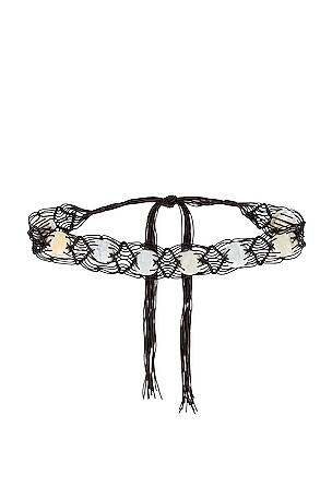 Free People Saltwater Fringe Belt in Cognac | REVOLVE display picture 1