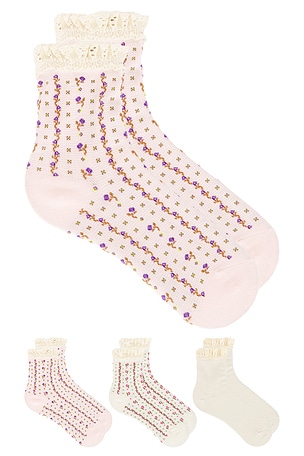Ruffle Sock Pack Free People