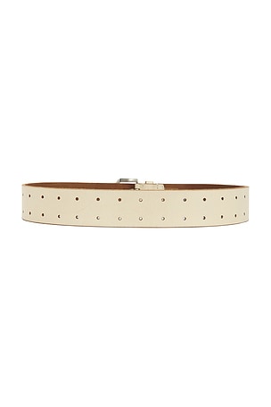 Free People Wtf Double Cross Belt in Cream