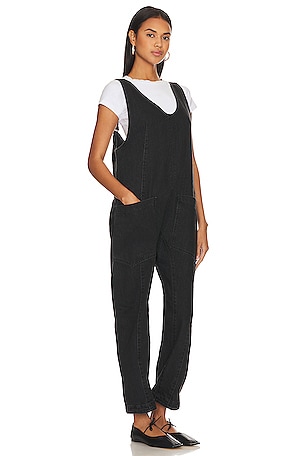 Free People x We The Free High Roller Jumpsuit in Black