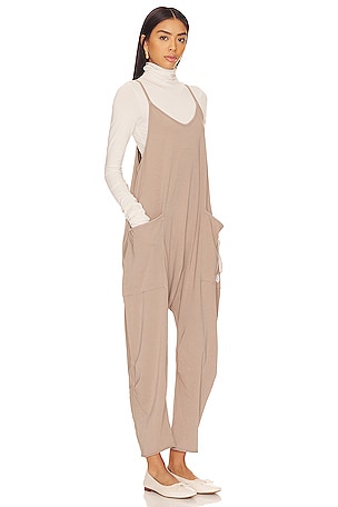 Free People x FP Movement Hot Shot Onsie in Taupe