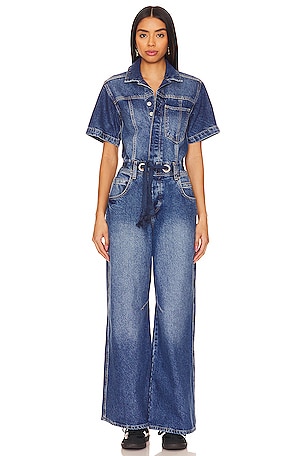 x We The Free Edison Wide Leg Coverall Free People