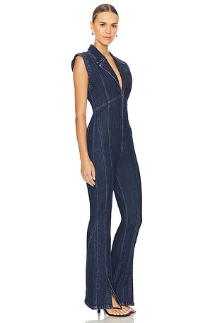 Free People Crvy Ring The Alarm One Piece In Siren in Blue