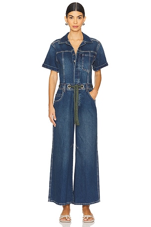 Edison Wide Leg Coverall Free People