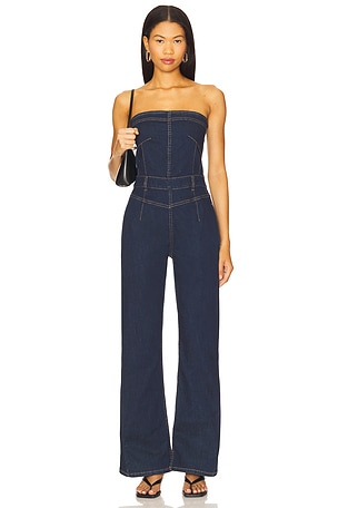 x We The Free Beckett Jumpsuit In Midnight Free People