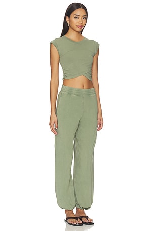 Free People x FP Movement Hot Shot Crossover Set en Vert