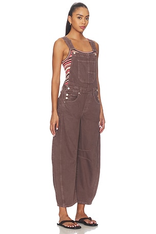 Free People X We The Free Good Luck Overall in Brown. Size XL. Also