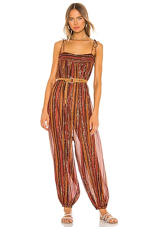 Harem Lurex Jumpsuit Free People